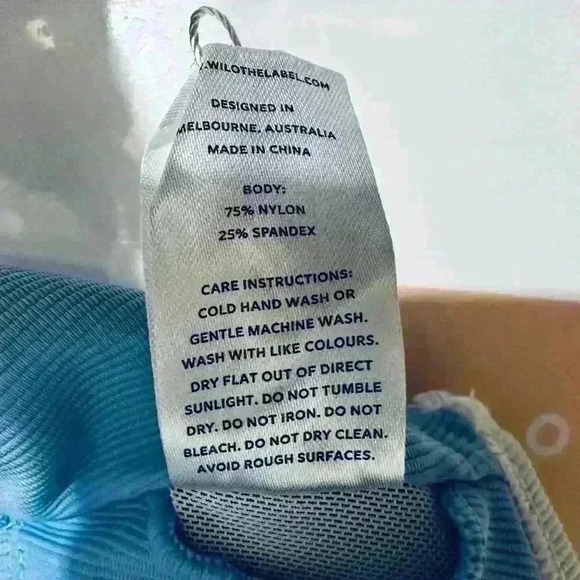 Wilo The Label, Short Rib Romper, Women’s Size Small, Blue, NWT - Picture 9 of 9